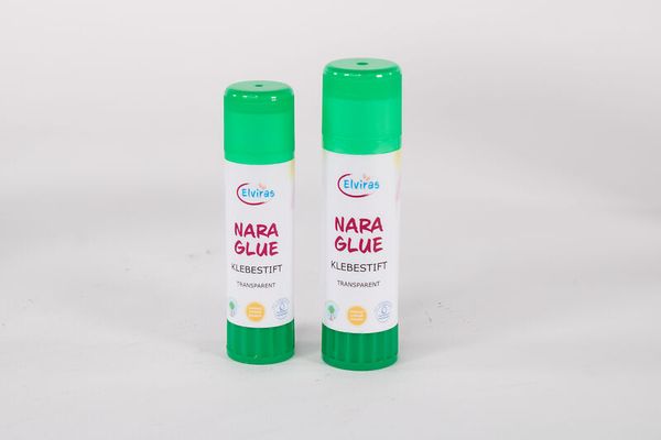 ELVIRAS Klebestifte Transparent 35 g, Vorteilspack 72 Stk. (60 Stk. + 12 Stk. gratis)