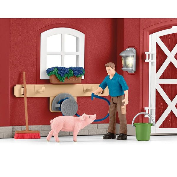 Schleich® Große Farm mit Tieren und Zubehör, 92 Teile