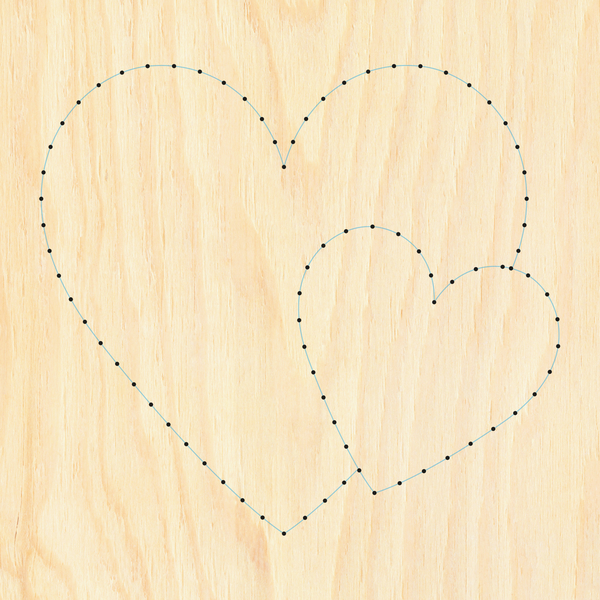 Nagel- und Fadenbild, inkl. Nägel - verschiedene Motive Nagel- und Fadenbild, inkl. Nägel - verschiedene Motive