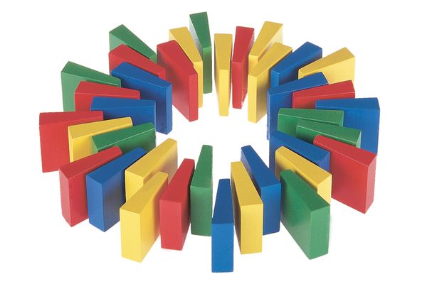 holzklötze, bausteine, kinderspielzeug, farbig, puzzle