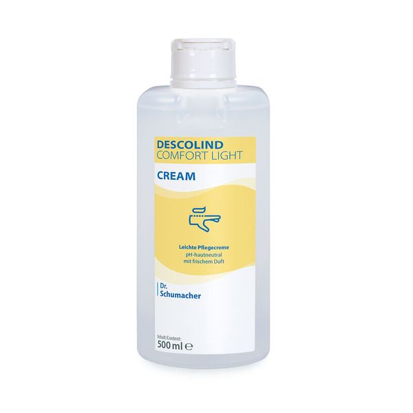 DR. SCHUMACHER Descolind Comfort Light Cream, parfümhaltige Pflegecreme, Spenderflasche, 500 ml