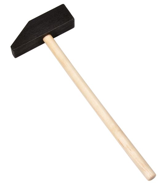 Hammer, Holzgriff, Schwarzer Kopf, Hammerkopf?, Werkzeug
