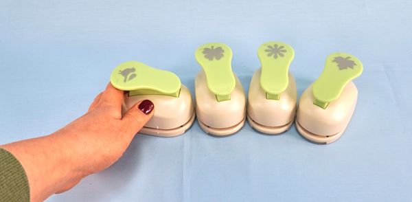 Motivstanzer & Konfettilocher, Natur, 4 Stück, Motiv ca. 3,8 cm 