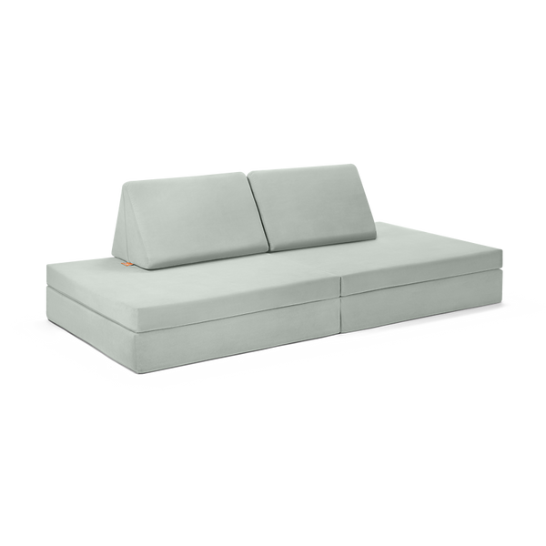 FUNZY Spielsofa, Velours, Sitzhöhe 21 cm, Farbe wählbar
