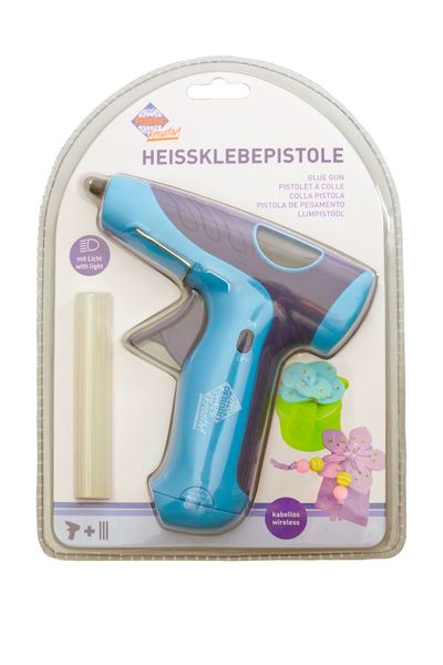 Heißklebepistole kabellos, ∅ 7mm Sticks, Temperatur ca. 150 Grad Heißklebepistole kabellos, ∅ 7mm Sticks, Temperatur ca. 150 Grad