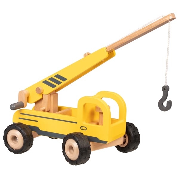 GOKI Kranwagen aus Holz, LxBxH: 28,5 x 16,6 x 15 cm, ab 3 Jahre GOKI Kranwagen aus Holz, LxBxH: 28,5 x 16,6 x 15 cm, ab 3 Jahre