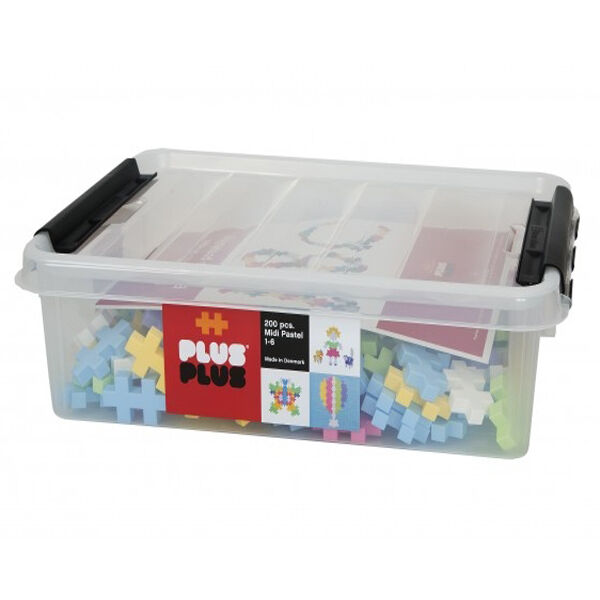 Bausteine, Kleinteile, Modellbau, Kunststoffbox, Farbenmix