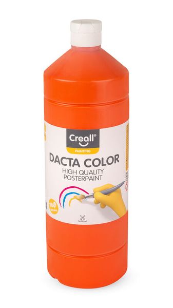 Druckfarbe, Acrylfarbe, Orange, Pinselauftrag, Nachfüllflasche