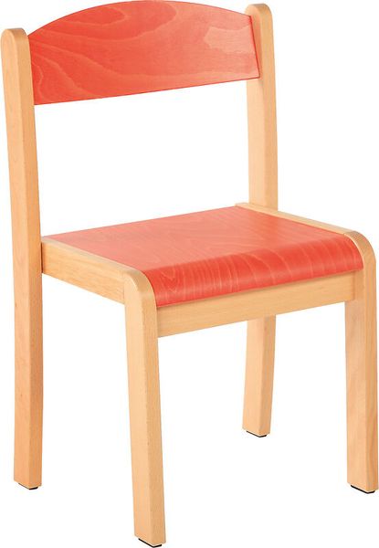 Kinderstuhl mit Lehne Mia, Sitzhöhe (26 / 31 / 35 / 38 cm) und Farbe wählbar