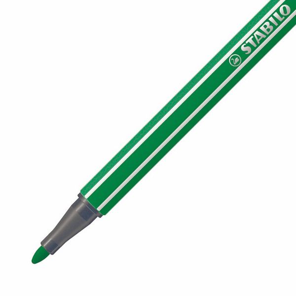 STABILO Premium Filzstift Pen 68 im 10er Click-Set, zum aufstellen, 10 Farben