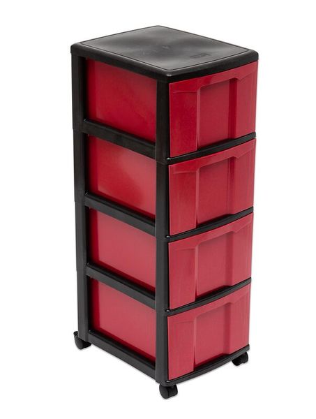 BETZOLD Rollcontainer, 4 große Boxen aus biobasiertem treeNside-Material