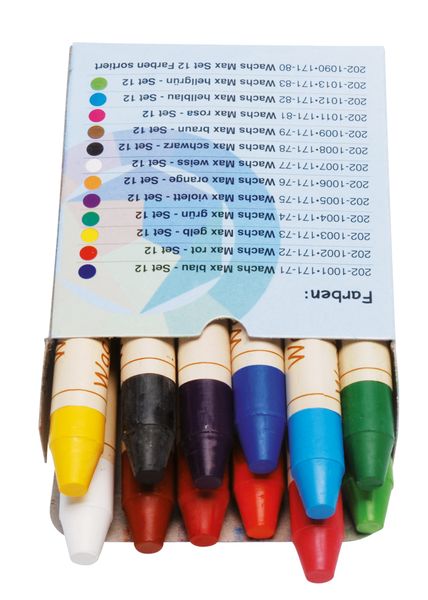 Wachsmax Wachsmaler, 12 Stück, Farbe wählbar (SONDERANGEBOT)