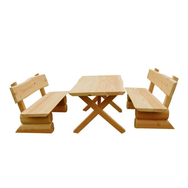 Outdoor Kindergarten-Garnitur, montiert