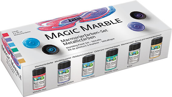 KREUL Magic Marble Marmorierfarben Set 6 x 20 ml, Variante wählbar