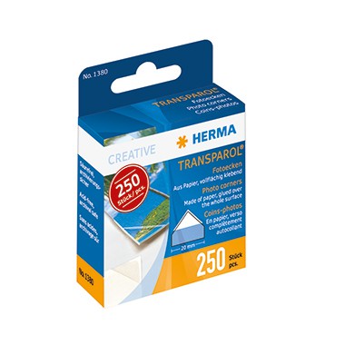 HERMA Fotoecken, selbstklebend, 250 Stück HERMA Fotoecken, selbstklebend, 250 Stück