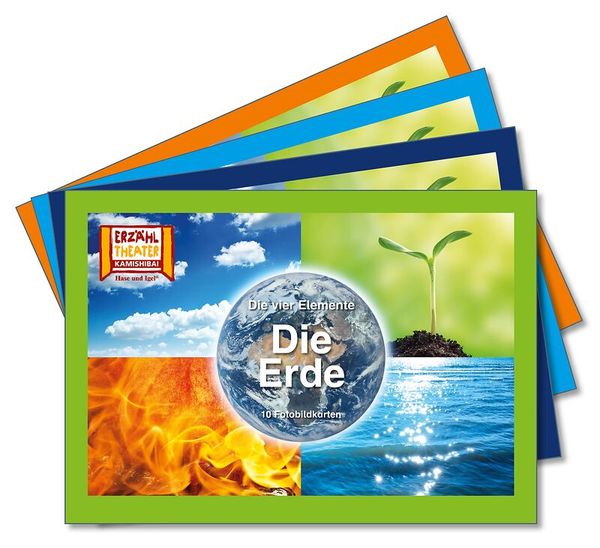 Die vier Elemente, 4 Kamishibai-Kartensätze 