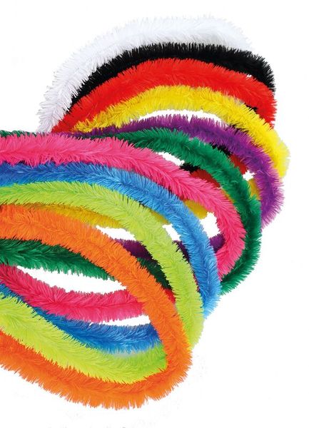 ELVIRAS Pfeifenputzer flauschig Mix, 120 cm lang, Ø 6 mm, farbig sortiert, 50 Stück