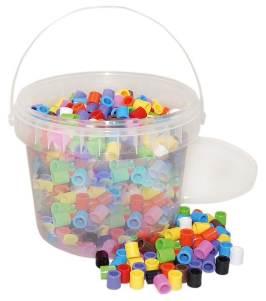 XL-Öko-Bügelperlen, 10 Farben, ca. 900 Stück XL-Öko-Bügelperlen, 10 Farben, ca. 900 Stück