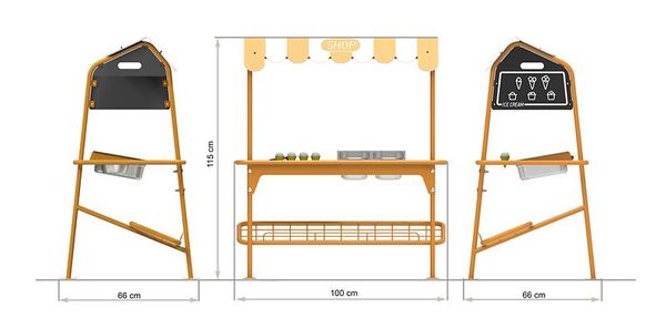 Rollenspiel-Station „Ice Cream & Shop”