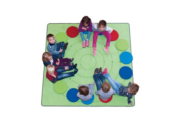 DUSYMA Spielteppich Mandala groß, 200 x 200 cm