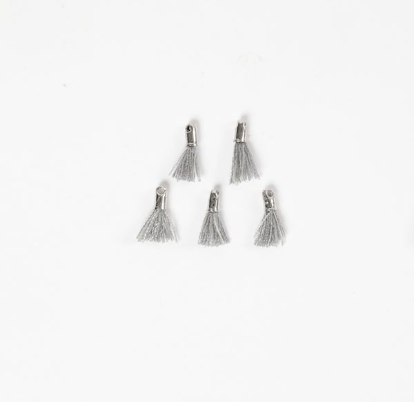 Baumwoll-Quasten aus Baumwolle mit Metallhülse, 10mm, 5 Stück, Farbe wählbar (SONDERANGEBOT) Baumwoll-Quasten aus Baumwolle mit Metallhülse, 10mm, 5 Stück, Farbe wählbar (SONDERANGEBOT)