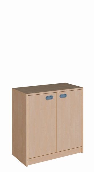 Schrank mit 2 Türen, 2 Einlegeböden, mit Mittelwand (B/H: 102 x 80 cm)
