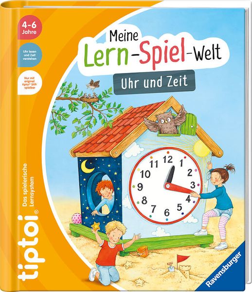 uhr, uhrzeit, lern-spiel-welt, kinderbuch, spielzeuguhr