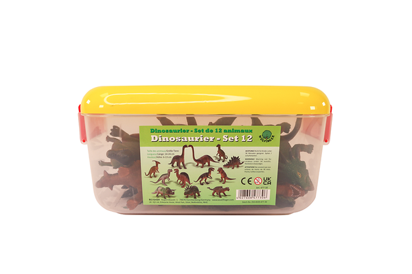 Dinosaurier-Set, Spielzeugkoffer, Knetset, Bausteinset, Dinosaurierfiguren
