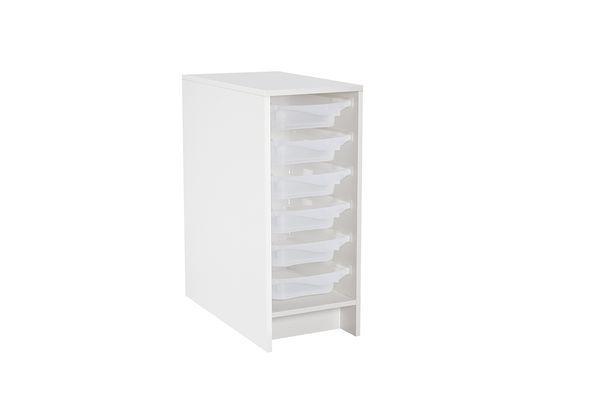 Ergänzendes Regal für modulare Wickelkommode mit 6 Boxen, 36 cm