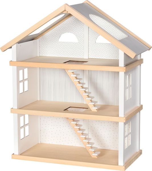 Holzhaus, Puppenhaus, Mehrstöckiges Haus, Holzspielzeug, Dachstuhl