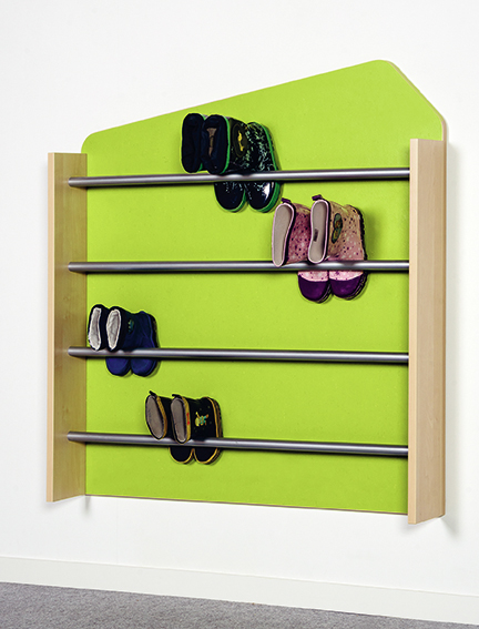  Schuhregal,  Wandregal,  Schuhregal mit Stange,  Schuhaufbewahrung,  Holzhalter