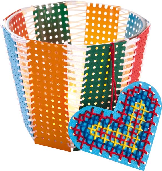 FOLIA Stickkarton farbig sortiert, unbedruckt, 40 Blatt, 17,5 x 24,5 cm, 300g/qm
