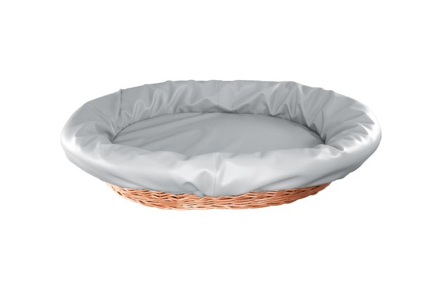 Babykörbchen klein (90 cm), Kunstleder, Farbe wählbar