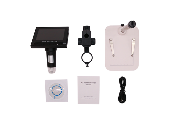 Digitales Mikroskop mit 4,3 Zoll LCD-Display, 720 Pixel, 1000-fache Vergrößerung Digitales Mikroskop mit 4,3 Zoll LCD-Display, 720 Pixel, 1000-fache Vergrößerung