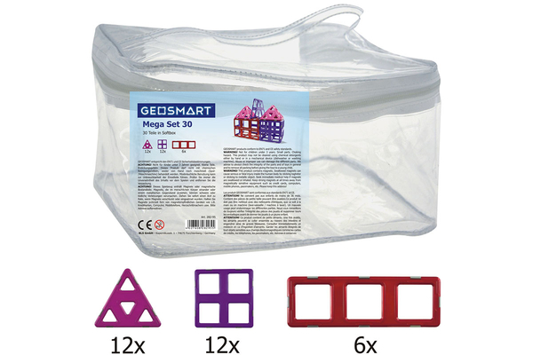 GEOSMART Mega Spielset mit 30 Teilen, ab 3 Jahre GEOSMART Mega Spielset mit 30 Teilen, ab 3 Jahre