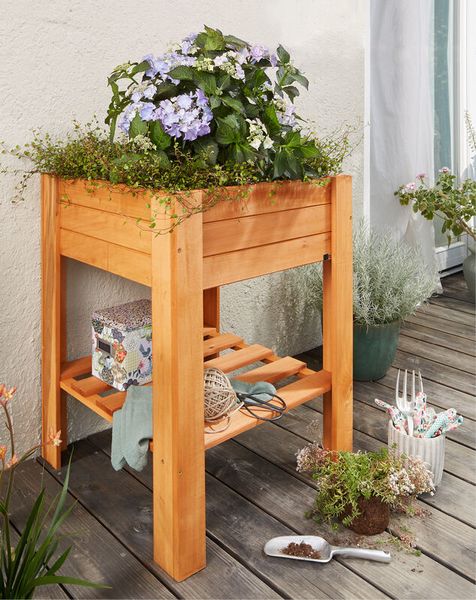 Hochbeet inkl. Pflanztasche, 53,5 x 53,5 x 70 cm Hochbeet inkl. Pflanztasche, 53,5 x 53,5 x 70 cm