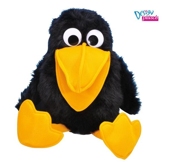 Rabe Abraxas, Handpuppe 42 cm Rabe Abraxas, Handpuppe 42 cm