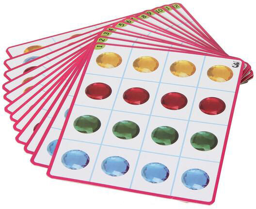 Zuordnungsspiel Edelsteine & Tiere, ab 2 Jahre Zuordnungsspiel Edelsteine & Tiere, ab 2 Jahre