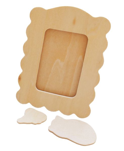 Holzbilderrahmen, 9,5 x 13 cm, 3 Stück