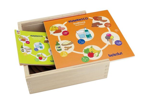 Humanico Ernährung, 27 Holz-Puzzleteile, ab 4 Jahre