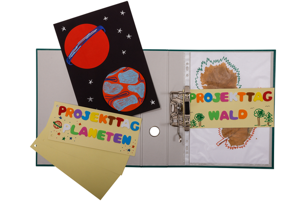 Kinderprojekt, DIY-Bastelmappe, Kunstprojekt, Bastelmaterialien, Plakatkarten