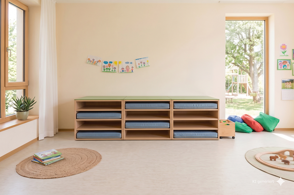 tisch0, kallax-aufbewahrung, holz-regal, holzregal, spielbereich