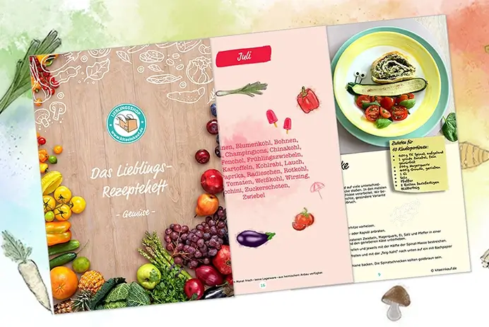 Rezepte-Heft von kitaeinkauf