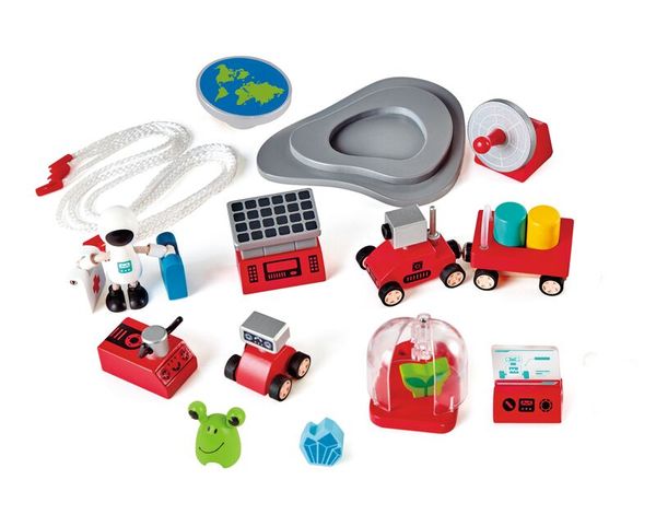 HAPE Abenteuer Raumschiff aus Holz (47 x 47 x 74 cm), ab 3 Jahre HAPE Abenteuer Raumschiff aus Holz (47 x 47 x 74 cm), ab 3 Jahre