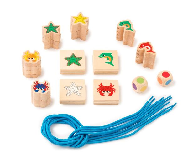 TOYS FOR LIFE lace the sea animals - Meerestiere anordnen, ab 3 Jahre TOYS FOR LIFE lace the sea animals - Meerestiere anordnen, ab 3 Jahre