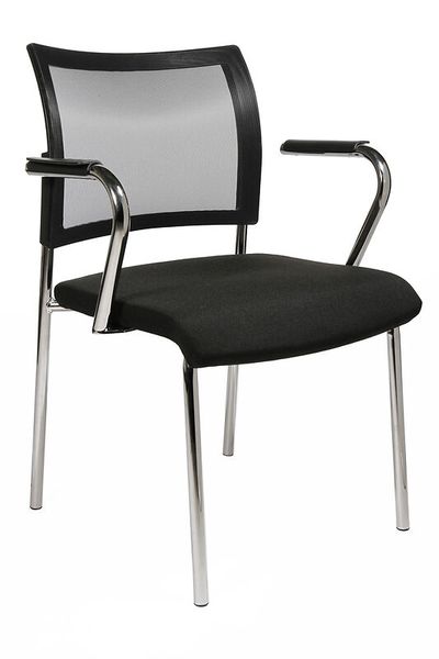 TOPSTAR Besprechungsstuhl Visit 10 Netz, mit Armlehne, 2 Stück