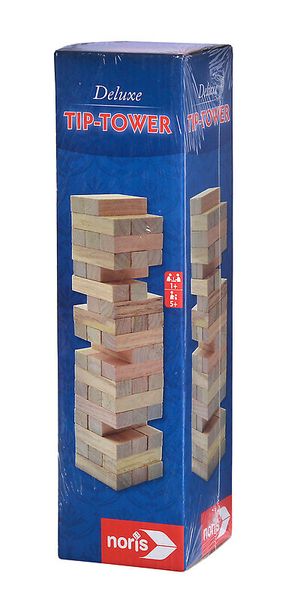Deluxe Geschicklichkeitsspiel Wackelturm, 54 Teile, ab 4 Jahre