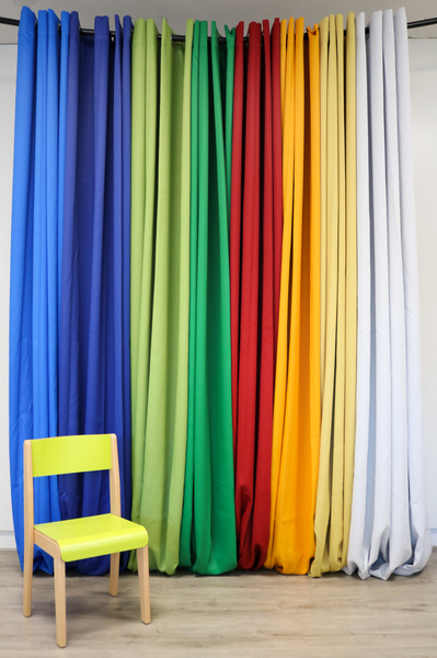 vorhang, stoff, gewebe, bunt, farbenspiel