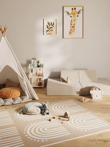 FUNZY Spielmatten-Set, 6 Teile, Motiv und Farbe wählbar