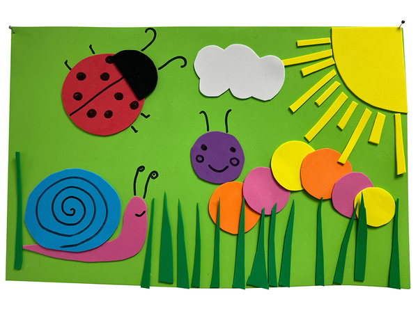 ELVIRAS Moosgummi Bastelset (4.181 Teile)